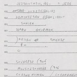 Eastern questionnaire, answ...