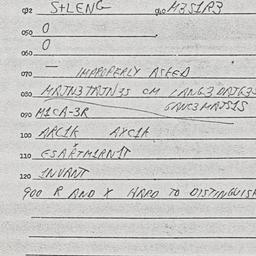 Eastern questionnaire, answ...