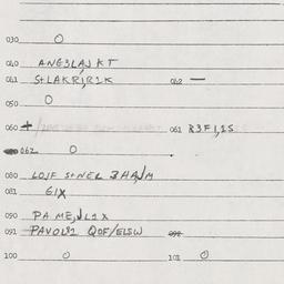 Eastern questionnaire, answ...