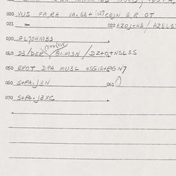 Eastern questionnaire, answ...