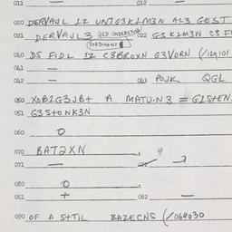 Eastern questionnaire, answ...