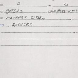 Eastern questionnaire, answ...