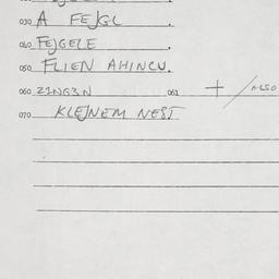 Eastern questionnaire, answ...