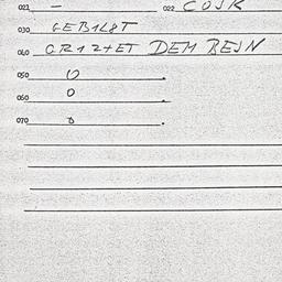 Eastern questionnaire, answ...