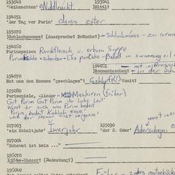 Western questionnaire, answ...