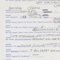 Western questionnaire, answ...