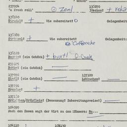 Western questionnaire, answ...