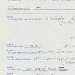 Western questionnaire, answ...