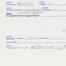 Western questionnaire, answ...