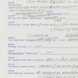Western questionnaire, answ...