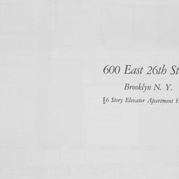 600 E. 26 Street, 500 East ...