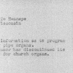 Carnegie Turn-Downs, Church...