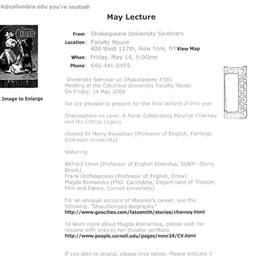 Announcements, 2004-05-14. ...
