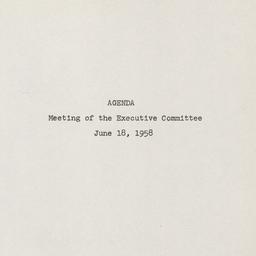 Executive Committee Meeting
