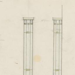 Front entrance glass details