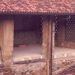 Exterior view, upper story ...