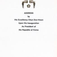 Inauguration Address by His...
