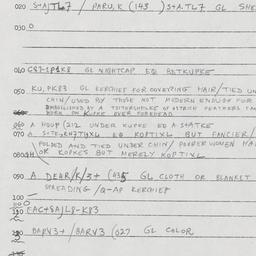 Eastern questionnaire, answ...