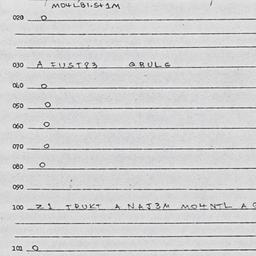 Eastern questionnaire, answ...