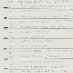 Eastern questionnaire, answ...