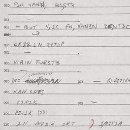 Eastern questionnaire, answ...