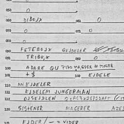 Eastern questionnaire, answ...