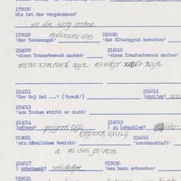 Western questionnaire, answ...