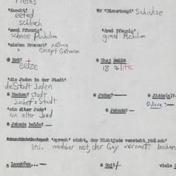 Western questionnaire, answ...