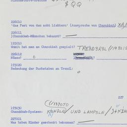 Western questionnaire, answ...