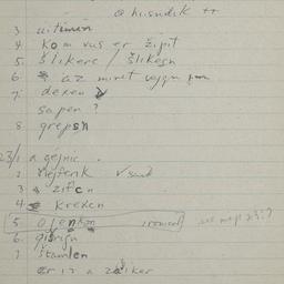 Eastern questionnaire, blue...