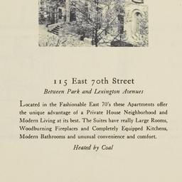 115 East 70th Street
