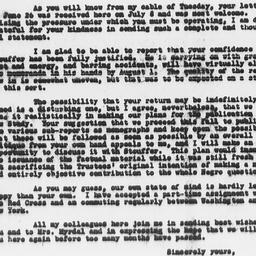 Letter from Frederick P. Ke...