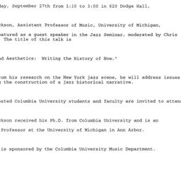 Correspondence, 2000-09-19....