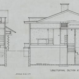 Cross, longitudinal sections