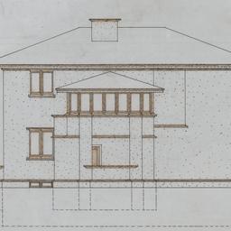 Entrance elevation