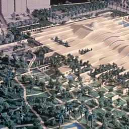 Model, aerial view.