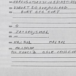 Eastern questionnaire, answ...