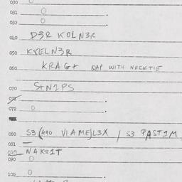 Eastern questionnaire, answ...
