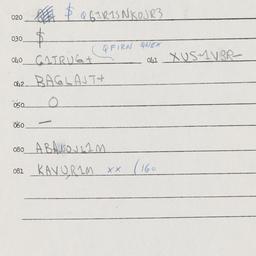 Eastern questionnaire, answ...