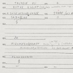 Eastern questionnaire, answ...