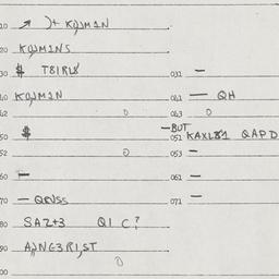 Eastern questionnaire, answ...