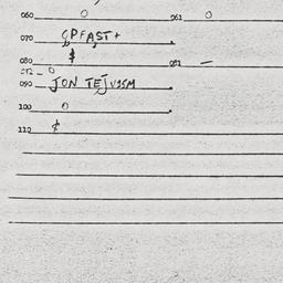 Eastern questionnaire, answ...