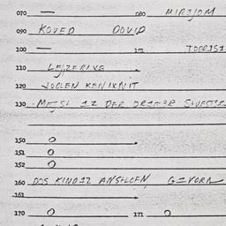 Eastern questionnaire, answ...