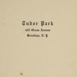 Tudor Park, 485 Ocean Avenue