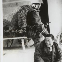 Police officer and Tibetan ...