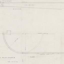 Entrance plan, elevation
