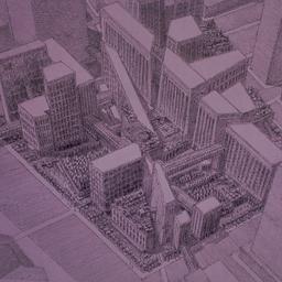 Aerial perspective drawing.