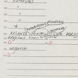 Eastern questionnaire, answ...