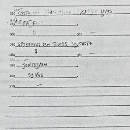 Eastern questionnaire, answ...