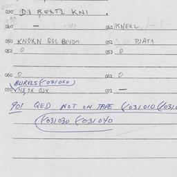 Eastern questionnaire, answ...